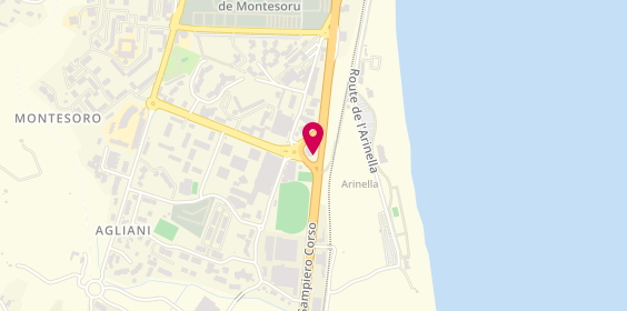 Plan de La Boutique du Menuisier, Avenue Sampiero Corso
Rond Point de Montesoro, 20600 Bastia