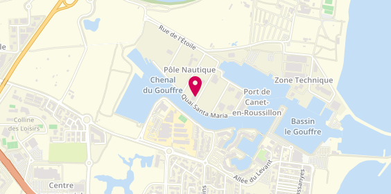 Plan de 4B, Pole Nautique
18 Rue Nautile, 66140 Canet-en-Roussillon