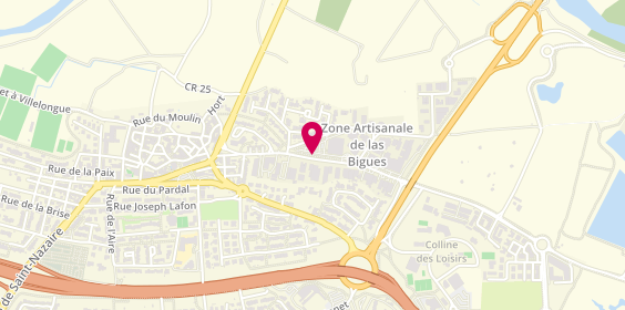 Plan de Alu Canet, Zone Artisanale Las Bigues, 66140 Canet-en-Roussillon