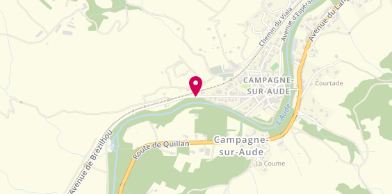Plan de SIERAKOWSKI Remy, 2 Place de l'Ancien Hopital Militaire, 11260 Campagne-sur-Aude