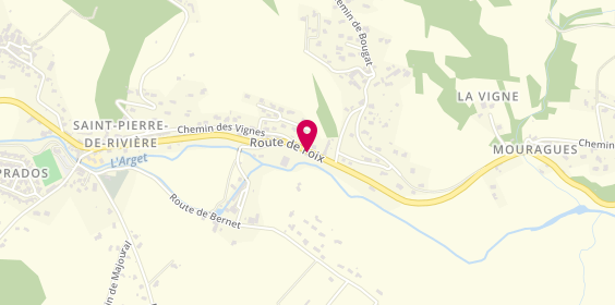 Plan de Rumeau et Fils SARL, 14 Route de Foix, 09000 Saint-Pierre-de-Rivière