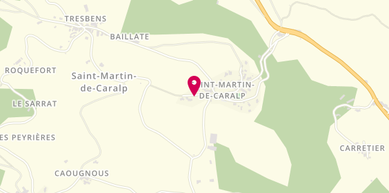 Plan de DELALANDE James, La Garrigue, 09000 Saint-Martin-de-Caralp