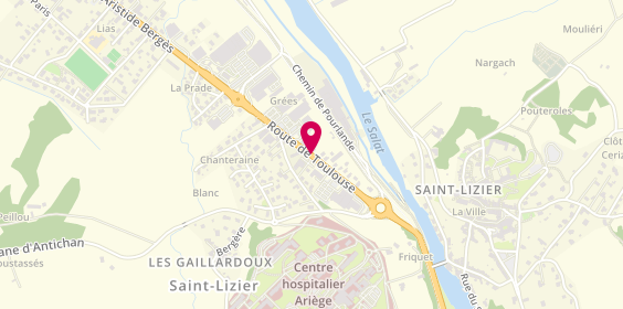 Plan de CABANAU Jean Philippe, 28 Route Toulouse, 09190 Saint-Lizier