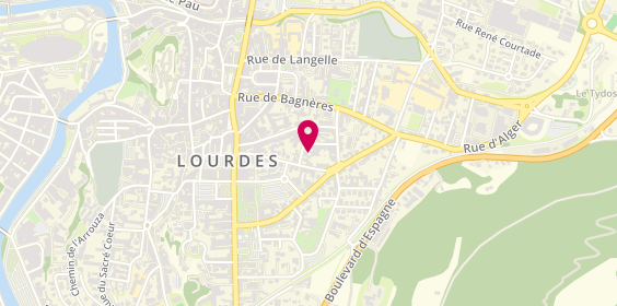 Plan de Bessouat Yannick Fermetures, 6 Rue Despourrins, 65100 Lourdes