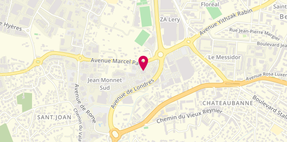 Plan de Sfp, 453 Rue de Lisbonne, 83500 La Seyne-sur-Mer
