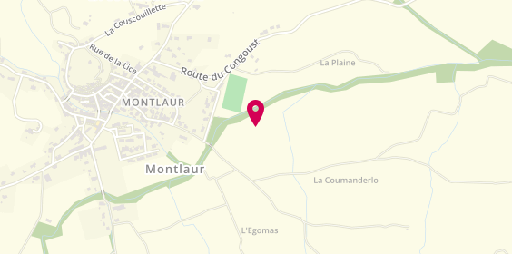 Plan de La Main du Menuisier, 2 Route du Congoust, 11220 Montlaur