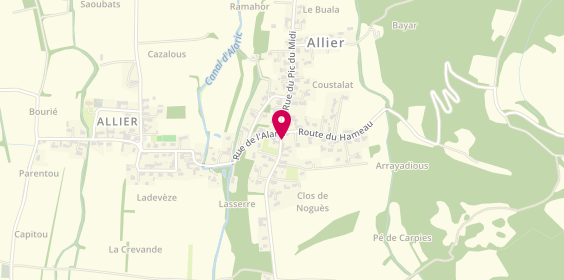 Plan de D.D.I, 39 Rue Pic du Midi, 65360 Allier