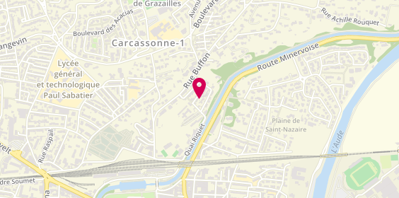 Plan de Carca Menuiserie, 8 Rue Paul Verlaine, 11000 Carcassonne