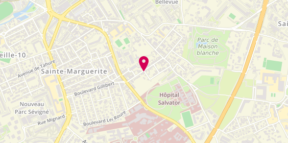 Plan de Maestracci Menuisier Agenceur, 34 Boulevard Aguillon, 13009 Marseille