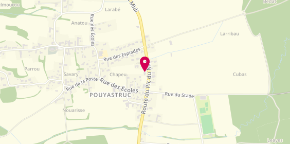 Plan de Menuiserie ABADIE Pascal, 37 Route du Pic du Midi, 65350 Pouyastruc
