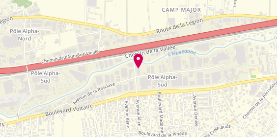 Plan de Espace Métallerie Protection, 455 Avenue de la Roche Fourcade Zone Industrielle Saint Mitre, 13400 Aubagne