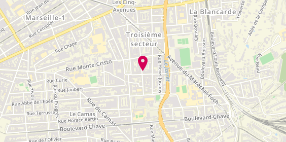 Plan de Hsmc, 21 Rue Roussel Doria, 13004 Marseille