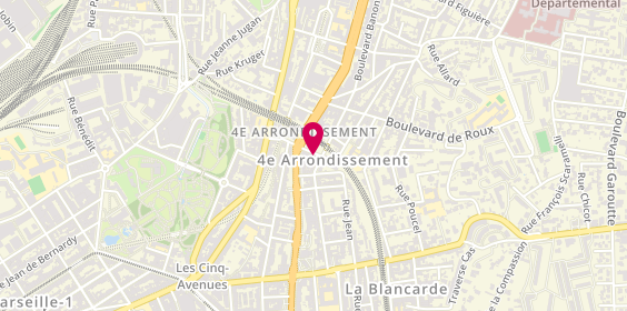 Plan de Les Menuisiers Marseillais, 14 Rue de la Conception, 13004 Marseille