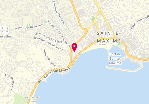 Plan de Menuiserie G. David, 9 Rue Magali, 83120 Sainte-Maxime