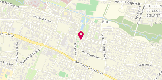 Plan de Ak et S Menuiseries, 21 Rue Monseigneur Campo, 64000 Pau