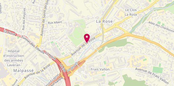 Plan de Ferretti, 142 avenue de la Rose, 13013 Marseille