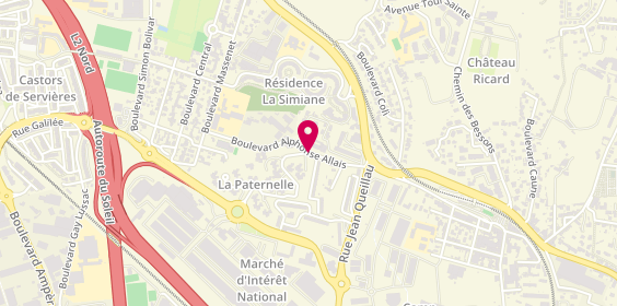 Plan de LEBOUAZDA Rachid, B 5 le Moulan 29 Boulevard Alphonse Allais, 13014 Marseille