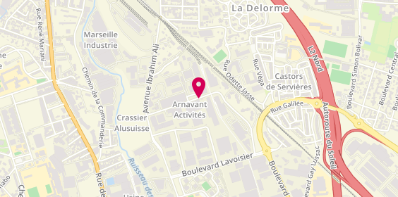 Plan de Accoplas Société Générale de Fermeture, 7 avenue de Boisbaudran, 13015 Marseille