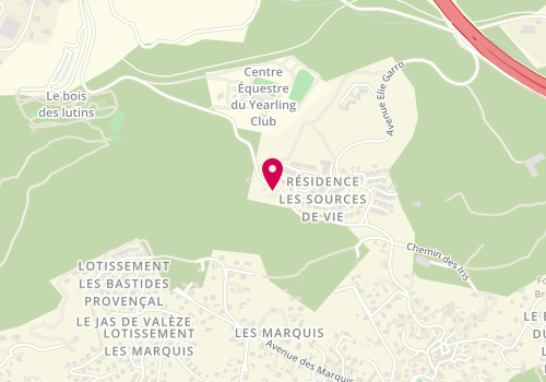 Plan de Les Menuiseries Modernes, Vert Clos D8 Route de Valbonne, 13124 Peypin
