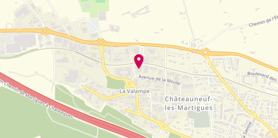 Plan de Alliance Menuiserie, Zone Industrielle la Valampe
1 avenue de la Moutte, 13220 Châteauneuf-les-Martigues