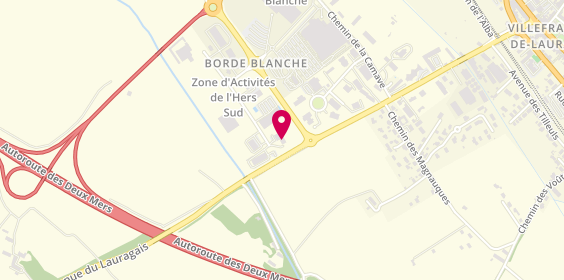 Plan de La Boutique du Menuisier, Zone Artisanale Hers Sud, 31290 Villefranche-de-Lauragais