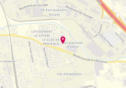 Plan de Isatec, Zone Artisanale la Sipiere
189 avenue de Provence, 13730 Saint-Victoret