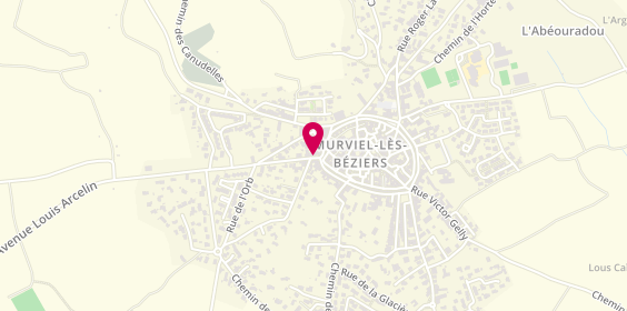 Plan de Mabrouki Menuiserie, 4 Avenue Louis Arcelin, 34490 Murviel-lès-Béziers