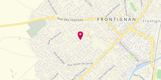 Plan de Autour du Bois, 10 Rue Jules Ferry, 34110 Frontignan