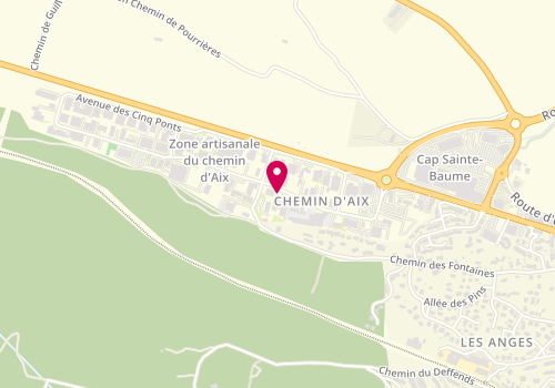 Plan de Menuiserie Gagliardi, Zone Artisanale du Chemin d'Aix 403 Avenue Maximinoise, 83470 Saint-Maximin-la-Sainte-Baume