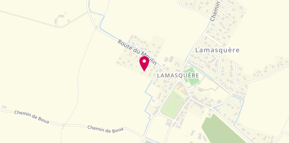 Plan de JMT Menuiserie, 225 Route Moulin, 31600 Lamasquère