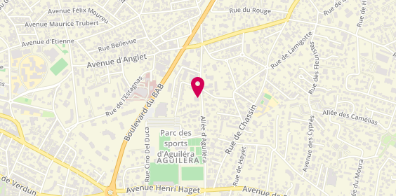 Plan de Miroiterie Glavercoba, 27 Allée d'Aguilera, 64200 Biarritz