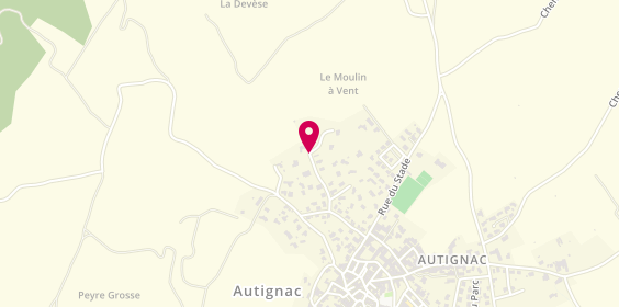 Plan de Menuiserie Milhau Philippe, Le Village, 34480 Autignac