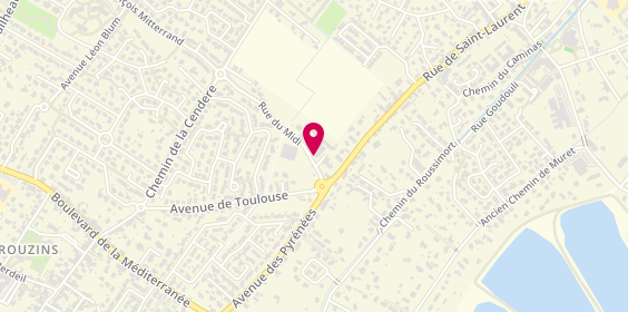Plan de Abp Fermetures, Zone Artisanale de la Vache
2 Rue du Midi, 31270 Frouzins