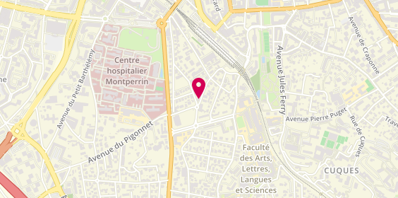 Plan de Assistance Cannas Depannage, 18 Rue Poudrière, 13090 Aix-en-Provence