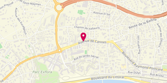 Plan de CASAS Serge, 33 Avenue de Cannes, 06160 Antibes