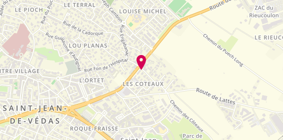 Plan de Menuiserie Ebenisterie des Coteaux, 2 Zone Artisanale Coteaux, 34430 Saint-Jean-de-Védas