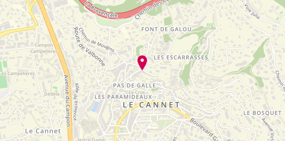 Plan de Store le Cannet, 14 Route des Bréguières, 06110 Le Cannet