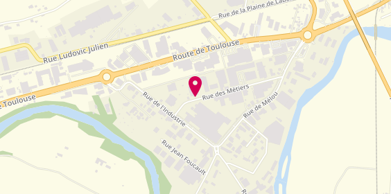 Plan de Scop Arl Flageat, Zone Industrielle Mélou
38 Rue des Métiers, 81100 Castres