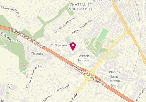 Plan de Les Artisans du Volet, 300 Route de Tiragon, 06370 Mouans-Sartoux