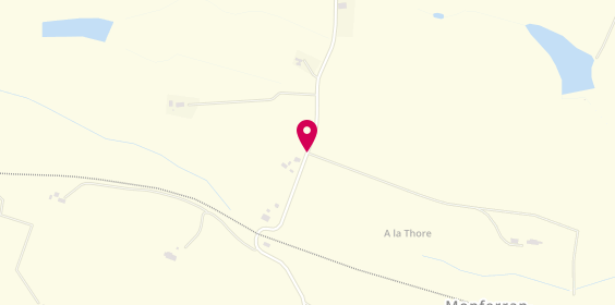 Plan de Pierre Laffitte Services, 1375 Route Razengues, 32490 Monferran-Savès