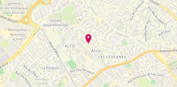 Plan de NM Menuiserie34, Résidence Saint Seans
31 Bis Rue des Avant Monts Appartement 09, 34080 Montpellier