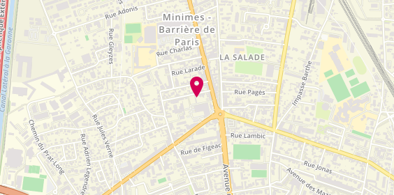 Plan de Samy Menuiserie, 9 Rue Pierre Rubens, 31200 Toulouse