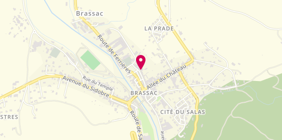 Plan de O.D.C Fermetures, 32 Rue des Barris, 81260 Brassac