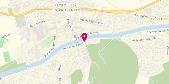 Plan de BORGES Daniel, Chemin Canal, 13860 Peyrolles-en-Provence