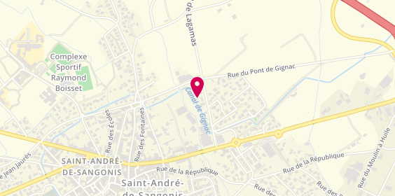 Plan de Ats 2 Menuiserie, 1 Rue des Chenes Verts Zone Artisanale des Garrigues, 34725 Saint-André-de-Sangonis