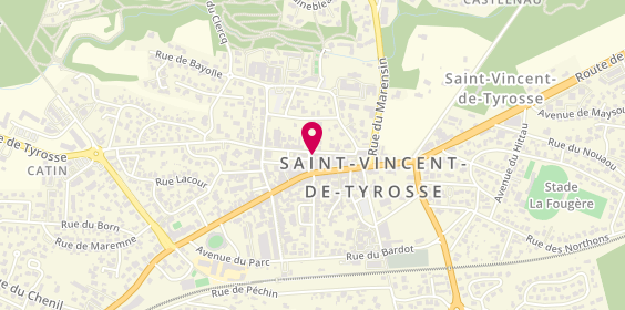 Plan de Storistes de France, 1 Rue du Centre, 40230 Saint-Vincent-de-Tyrosse