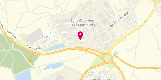 Plan de Languedoc Menuiserie Agencement, Immeuble Veas Minerve
40 Avenue des Gardians, 34160 Castries