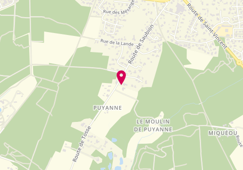 Plan de Menuiserie Morichere, 42 Route de Saubion, 40230 Tosse