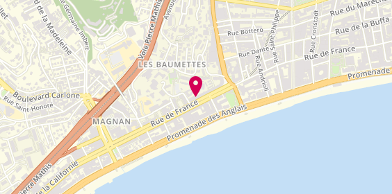 Plan de BriaGroup Menuiseries en Alu et PVC, 132 Rue de France, 06000 Nice