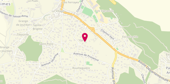 Plan de Poli Fermetures, 180 impasse de la Parra, 06460 Saint-Vallier-de-Thiey